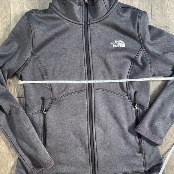 The North Face Agave Fleece Full Zip Jacket Charcoal Gray C656 Women's medium - Picture 9 of 9